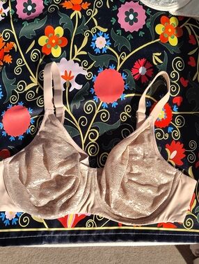 Paramour Nude Lace Underwire Bra Size 36D - Women Intimates